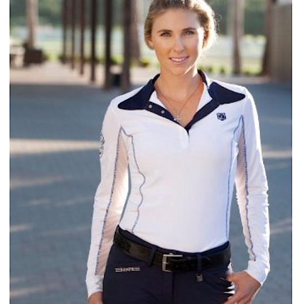 NWT ROMFH Competitor Ladies L/S Cooling Show Shirt
